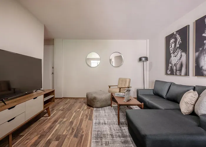 Апартаменты Cozy Roma Norte Flat - Wifi - Elevator - Sleeps 7 Мехико